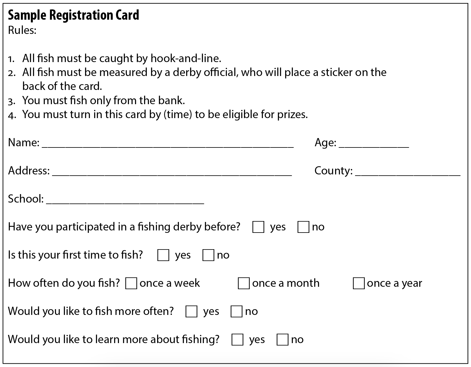 A sample registration card. An accessible version is in the PDF at the top of the page.